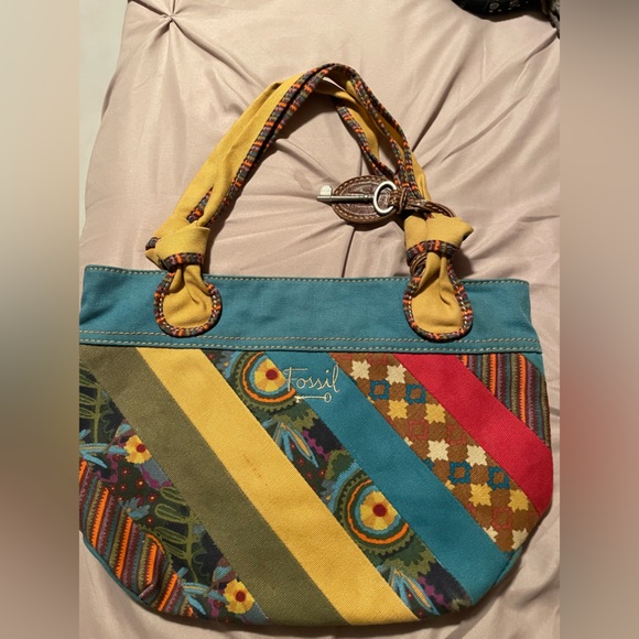 Fossil Handbags - Fossil shoulder bag multi color like new